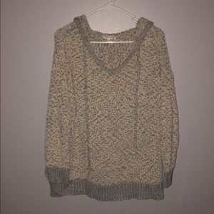Popcorn textured hoodie